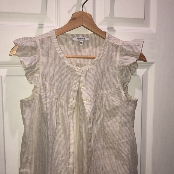 Madewell cotton stripe shirt - Picture 3 of 5